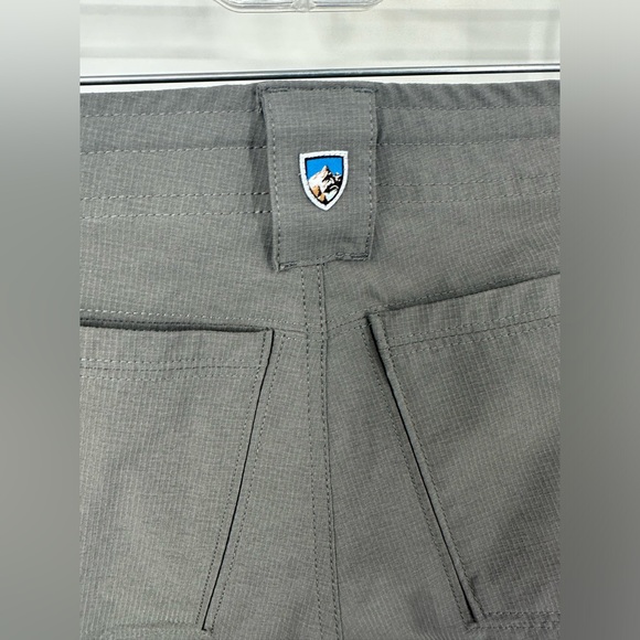 Kuhl Pants Women's Sz 2 Reg Gray Horizn Skinny Ripstop Drawstring Cargo Hiking - Picture 3 of 10